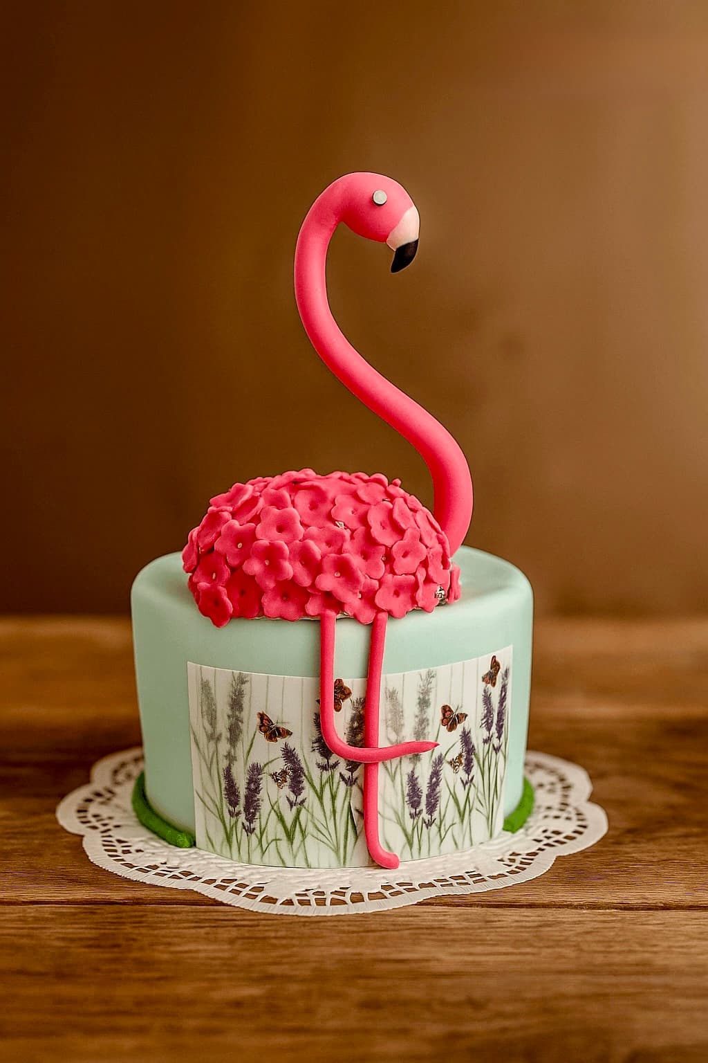 Geburtstag: Flamingo